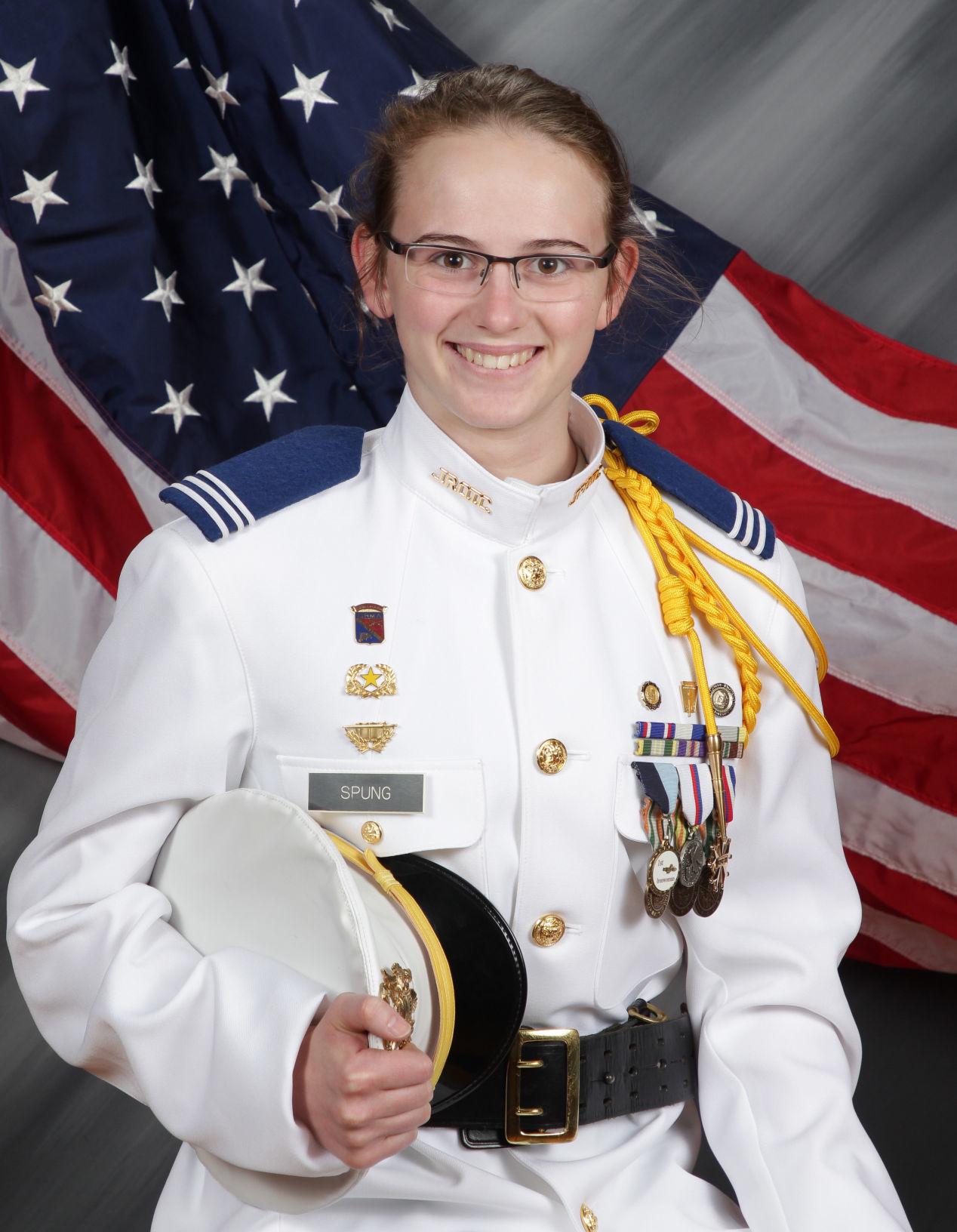 Alexis Spung, Oak Ridge Military Academy salutatorian